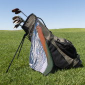 Rode Fuji, ook bekend als Fujiyama vulkaan Katsush Golfhanddoek (Groen)