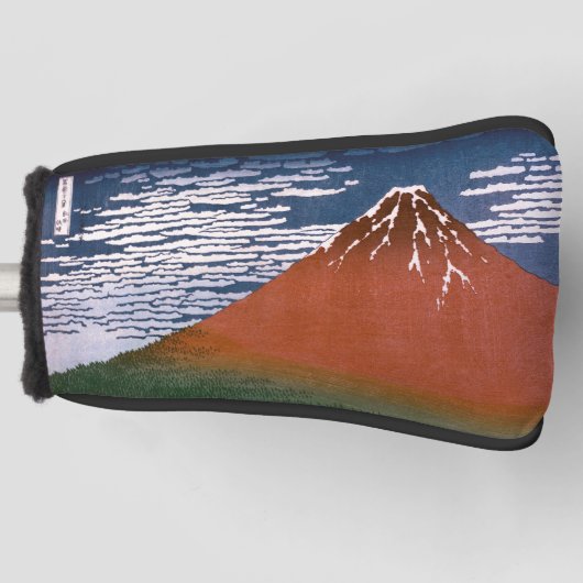 Rode Fuji, ook bekend als Fujiyama vulkaan Katsush Golfheadcover (Voorkant)