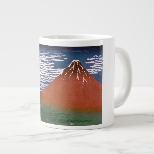 Rode Fuji, ook bekend als Fujiyama vulkaan Katsush Grote Koffiekop (Voorkant rechts)