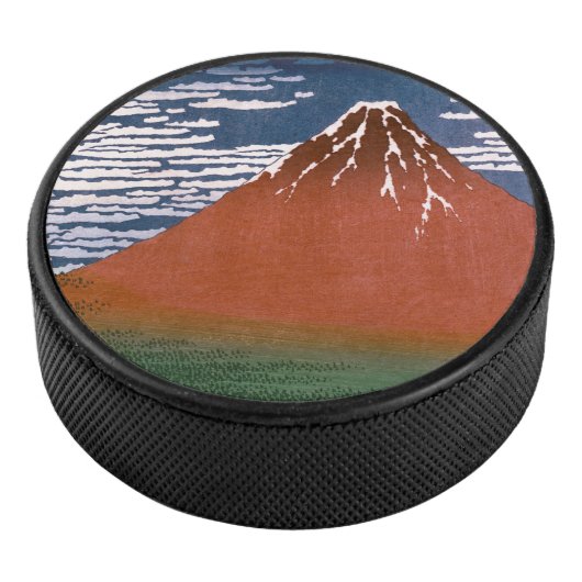 Rode Fuji, ook bekend als Fujiyama vulkaan Katsush Hockey Puck (3/4)