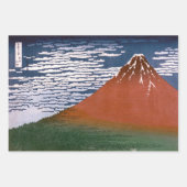 Rode Fuji, ook bekend als Fujiyama vulkaan Katsush Inpakpapier Vel (Voorkant)