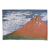 Rode Fuji, ook bekend als Fujiyama vulkaan Katsush Kussensloop (Voorkant-Links)