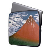 Rode Fuji, ook bekend als Fujiyama vulkaan Katsush Laptop Sleeve (Voorkant Links)