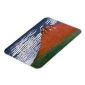 Rode Fuji, ook bekend als Fujiyama vulkaan Katsush Magneet (Linkerzijde)