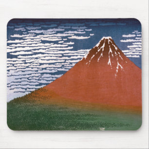 Rode Fuji, ook bekend als Fujiyama vulkaan Katsush Muismat