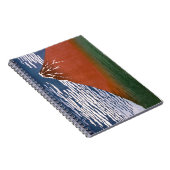 Rode Fuji, ook bekend als Fujiyama vulkaan Katsush Notitieboek (Rechterzijde)