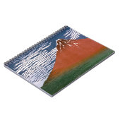 Rode Fuji, ook bekend als Fujiyama vulkaan Katsush Notitieboek (Linkerzijde)