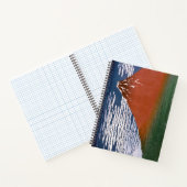 Rode Fuji, ook bekend als Fujiyama vulkaan Katsush Notitieboek (Binnen)