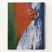 Rode Fuji, ook bekend als Fujiyama vulkaan Katsush Notitieboek (Achterkant)