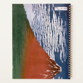 Rode Fuji, ook bekend als Fujiyama vulkaan Katsush Planner (Achterkant)