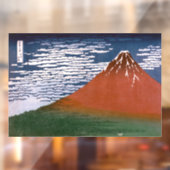 Rode Fuji, ook bekend als Fujiyama vulkaan Katsush Raamsticker (Vel 2)