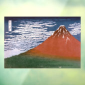 Rode Fuji, ook bekend als Fujiyama vulkaan Katsush Raamsticker (Vel 3)