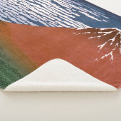 Rode Fuji, ook bekend als Fujiyama vulkaan Katsush Sherpa Deken (3/4)