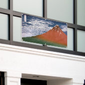 Rode Fuji, ook bekend als Fujiyama vulkaan Katsush Spandoek (Buitenkant Gebouw)