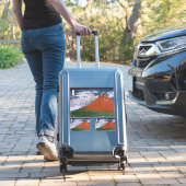 Rode Fuji, ook bekend als Fujiyama vulkaan Katsush Sticker (Koffer Insitu)