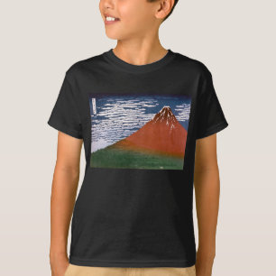 Rode Fuji, ook bekend als Fujiyama vulkaan Katsush T-shirt
