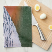 Rode Fuji, ook bekend als Fujiyama vulkaan Katsush Theedoek (Quarter Fold)