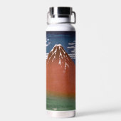 Rode Fuji, ook bekend als Fujiyama vulkaan Katsush Waterfles (Achterkant)