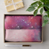 Rode Galaxy Serie Ontwerp 4 Tissuepapier (Geschenk)