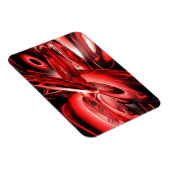 Rode Gammastraling Abstracte Grote Magneet (Rechterzijde)
