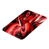 Rode Gammastraling Abstracte Grote Magneet (Linkerzijde)