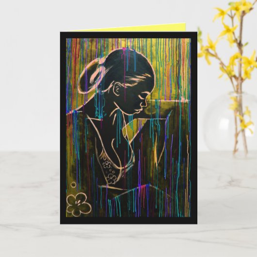 Rode garnaal kaart (Gele Bloem)