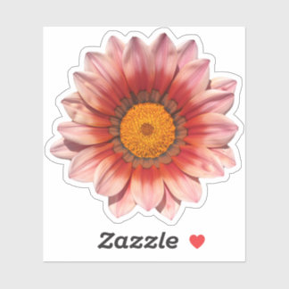 Rode Gazania Treasure Flower Blossom Sticker