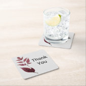 Rode gedroogde herfstbladeren Onderzetter (Insitu)