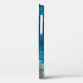 RODE GEEL BLAUW EN WITTE ABSTRACTE SCHIJVEN Case-Mate iPhone CASE (Achterkant / Links)
