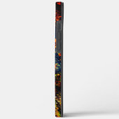 Rode Geel Groen op Donker, Gedroogd versnipperd pa Case-Mate iPhone Case (Achterkant / Links)