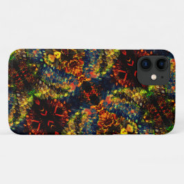 Rode Geel Groen op Donker, Gedroogd versnipperd pa Case-Mate iPhone Case