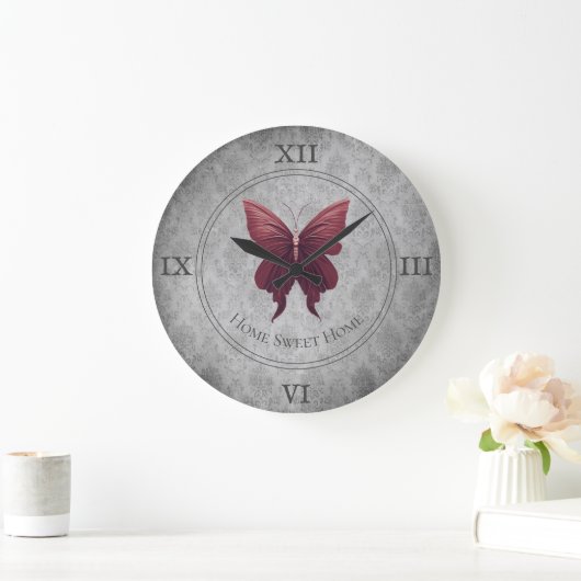 Rode gejuwelde vlinder grote klok (Huis)