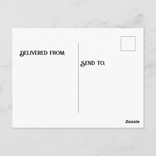 Rode gekroonde kraan staan op water briefkaart (Achterkant)