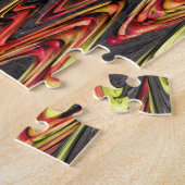 Rode Gele Appel Tuin Abstract Legpuzzel (Zijkant)