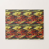 Rode Gele Appel Tuin Abstract Legpuzzel (Horizontaal)