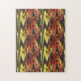 Rode Gele Appel Tuin Abstract Legpuzzel