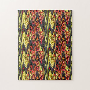 Rode Gele Appel Tuin Abstract Legpuzzel