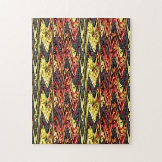 Rode Gele Appel Tuin Abstract Legpuzzel (Verticaal)