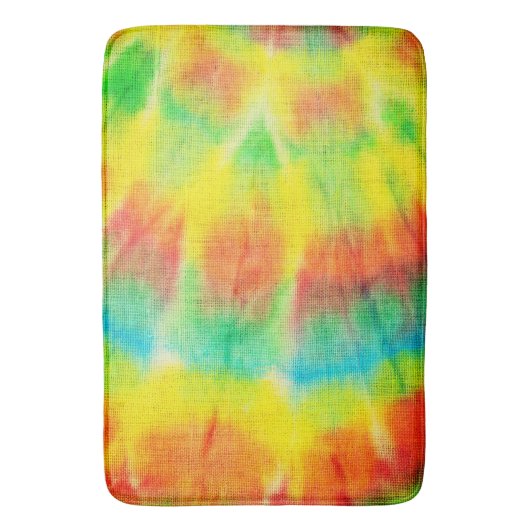 Rode gele blauwe dasje badmat (Voorkant Verticaal)