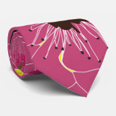 rode gele bloem sakura stropdassen (Opgerold)