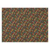 Rode Gele Bloemen Rozen Tafelkleed (Voorkant (Horizontaal))