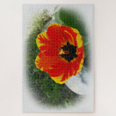Rode gele buis legpuzzel (Verticaal)