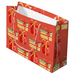 Rode, gele cadeaus voor rood Oranje Groot Cadeauzakje