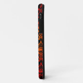 Rode, gele en zwarte damast Case-Mate iPhone case (Achterkant/links)