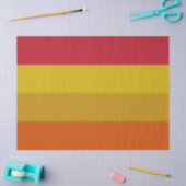 Rode, Gele, Gouden en Oranje Strepen Tissuepapier (Craft)