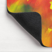 Rode Gele Groene Sjabloon Moderne Abstracte Kunst Muismat (Hoek)