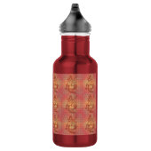 rode gele hindu Goddess Saraswati Wisdom India Waterfles (Rechts)