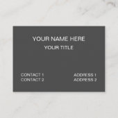 Rode gele honingbij Bumble Bee Visitekaartje (Achterkant)