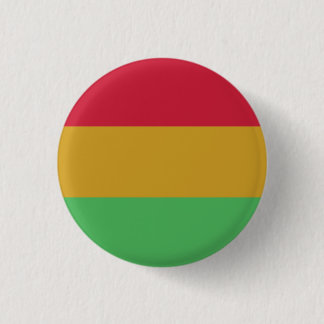 Rode gele Junetetiende kleuren Ronde Button 3,2 Cm