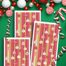 Rode Gele Kerstboom Ornamenten